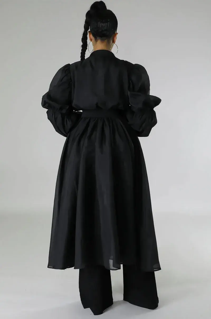 Thumbnail: Sheer Duster - Black