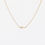 Thumbnail: Sideways Cross Necklace Gold