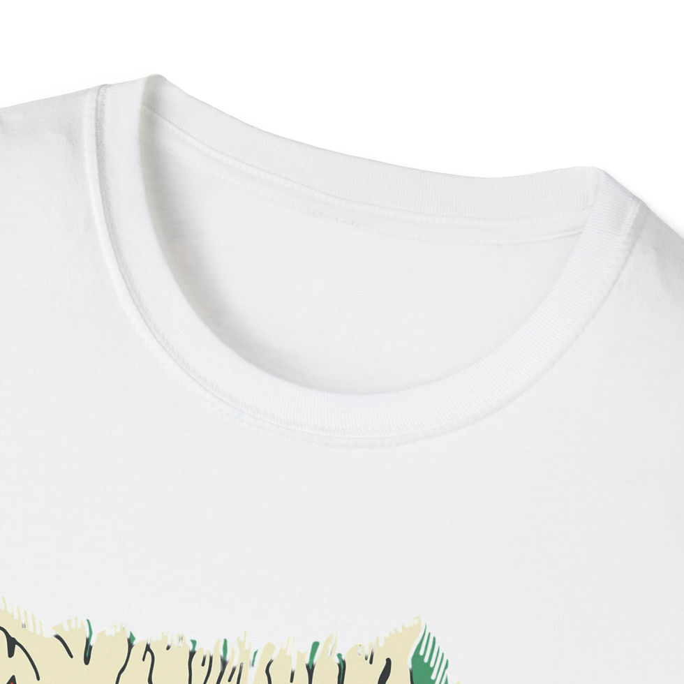 Thumbnail: Lightweight cotton tee with retro California Golden Gate and landscape print.