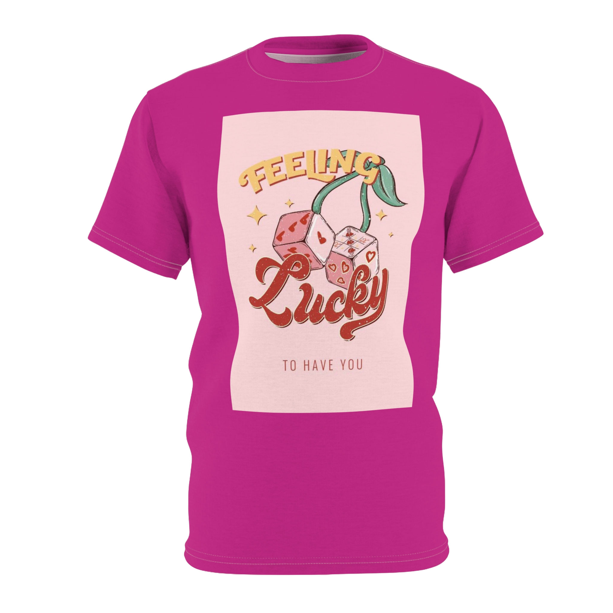 Lucky T-Shirt — Vintage Cherry Dice Graphic Tee