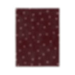 Plush velveteen microfiber blanket with tiny heart pattern on deep berry background.