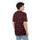 Thumbnail: Heart Tee — Burgundy All-Over Print T-Shirt