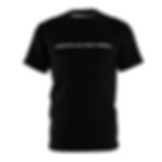 Black minimalist tee with “Renaissance, but make it rebellious” text.