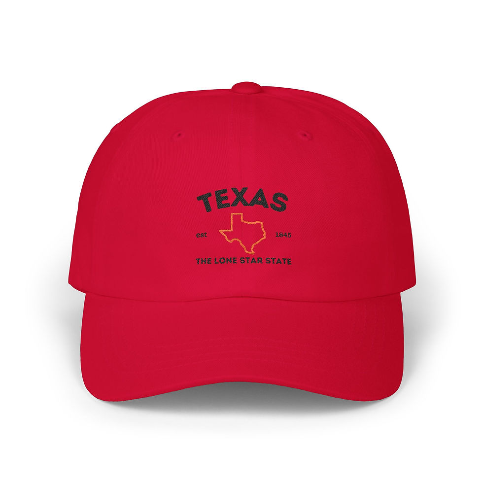 Thumbnail: Texas Dad Cap —  Embroidered Baseball Hat