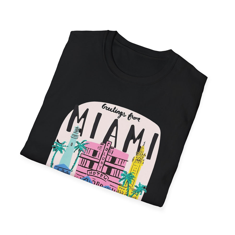 Thumbnail: Lightweight tee with bright Miami beachside vibes and sun-drenched style.