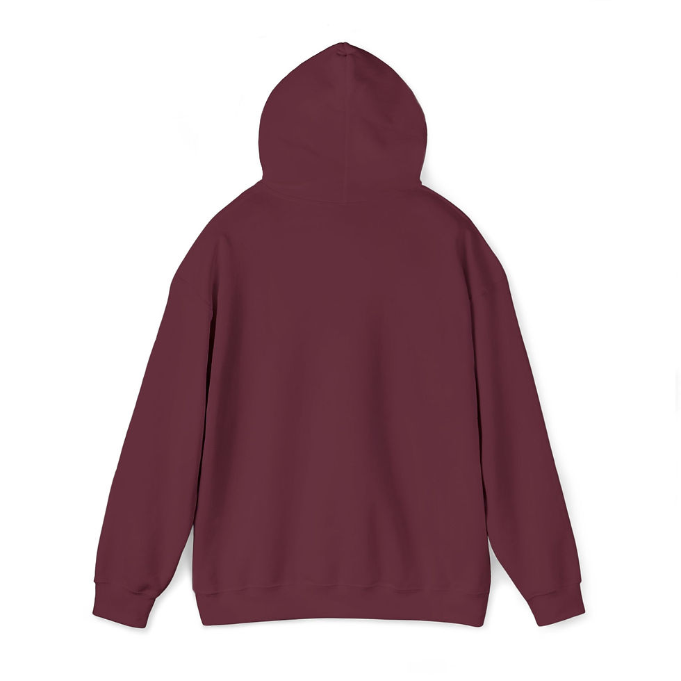 Thumbnail: Gildan Heavy Blend hoodie with cotton-poly fabric, ribbed cuffs, and front pocket for casual wear.