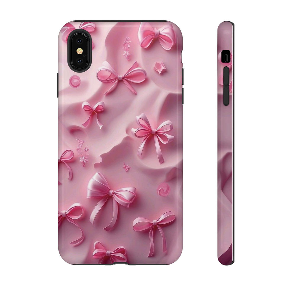 Thumbnail: Soft pink ribbon and satin-like wave pattern with a whimsical, feminine feel.