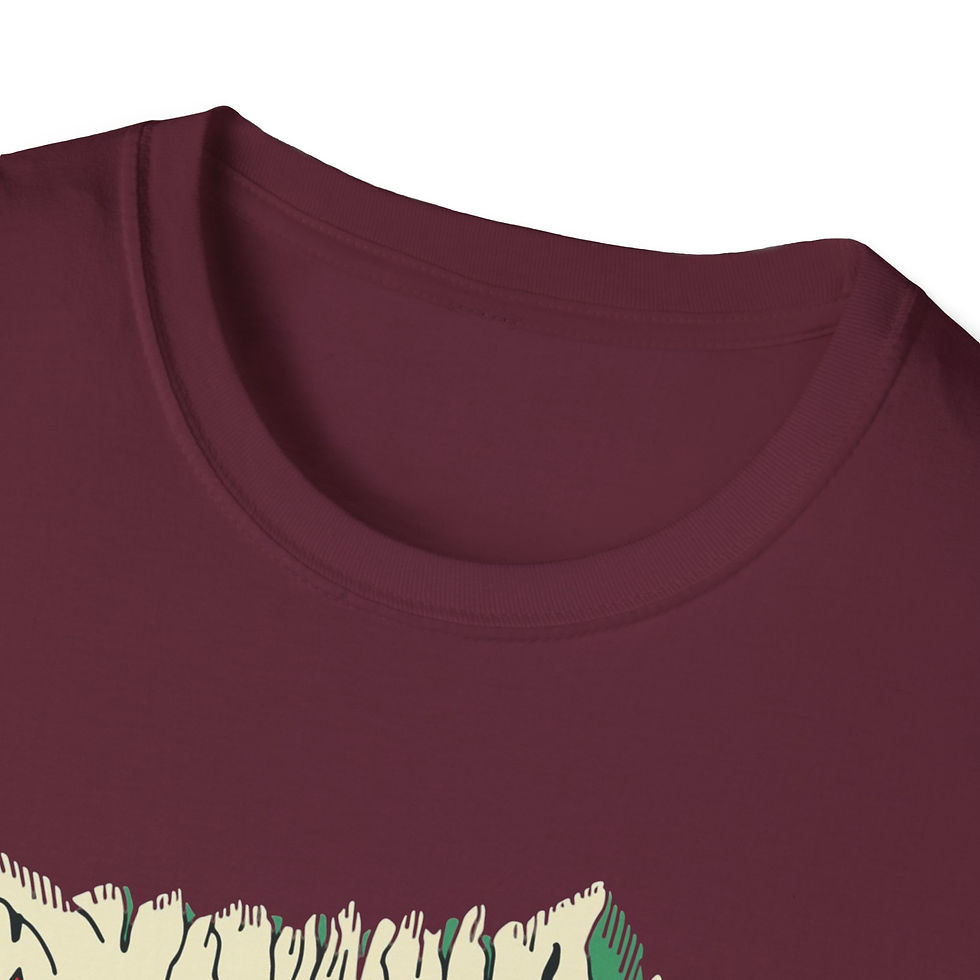 Thumbnail: Lightweight cotton tee with retro California Golden Gate and landscape print.