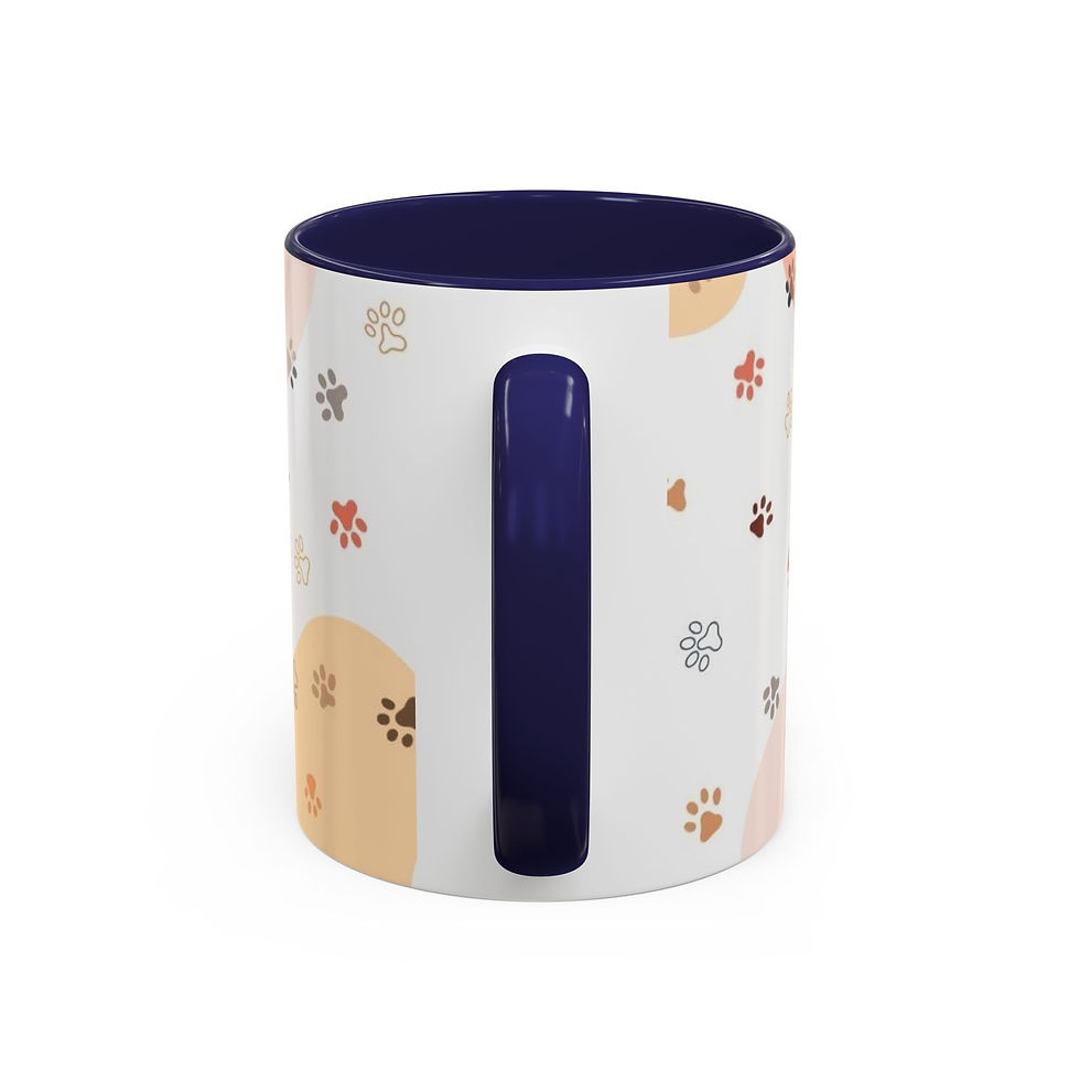 Thumbnail: Soft, organic shapes in blush and sand wrap around tiny, scattered paw prints in warm neutrals.