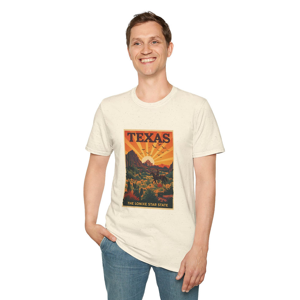 Thumbnail: Gildan Softstyle 64000 unisex cotton tee with modern fit and ribbed collar.