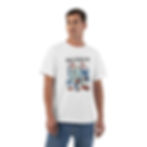 Relaxed-fit cotton tee with hand-drawn San Francisco scene in warm vintage tones.