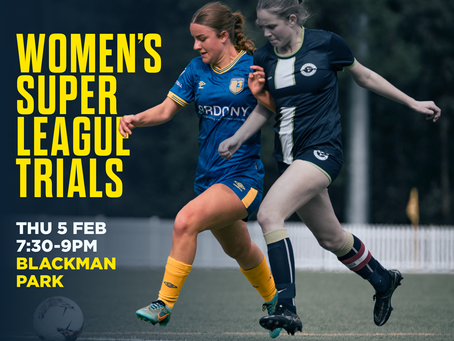 WOMEN’S SUPER LEAGUE TRIALS (DIVISION 2) - THU 5 FEB