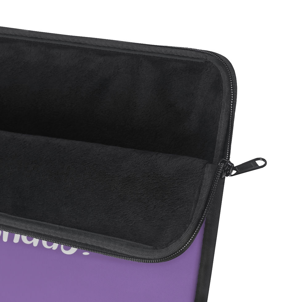 Thumbnail: ...and it's not even my birthday Laptop Sleeve - Light Purple