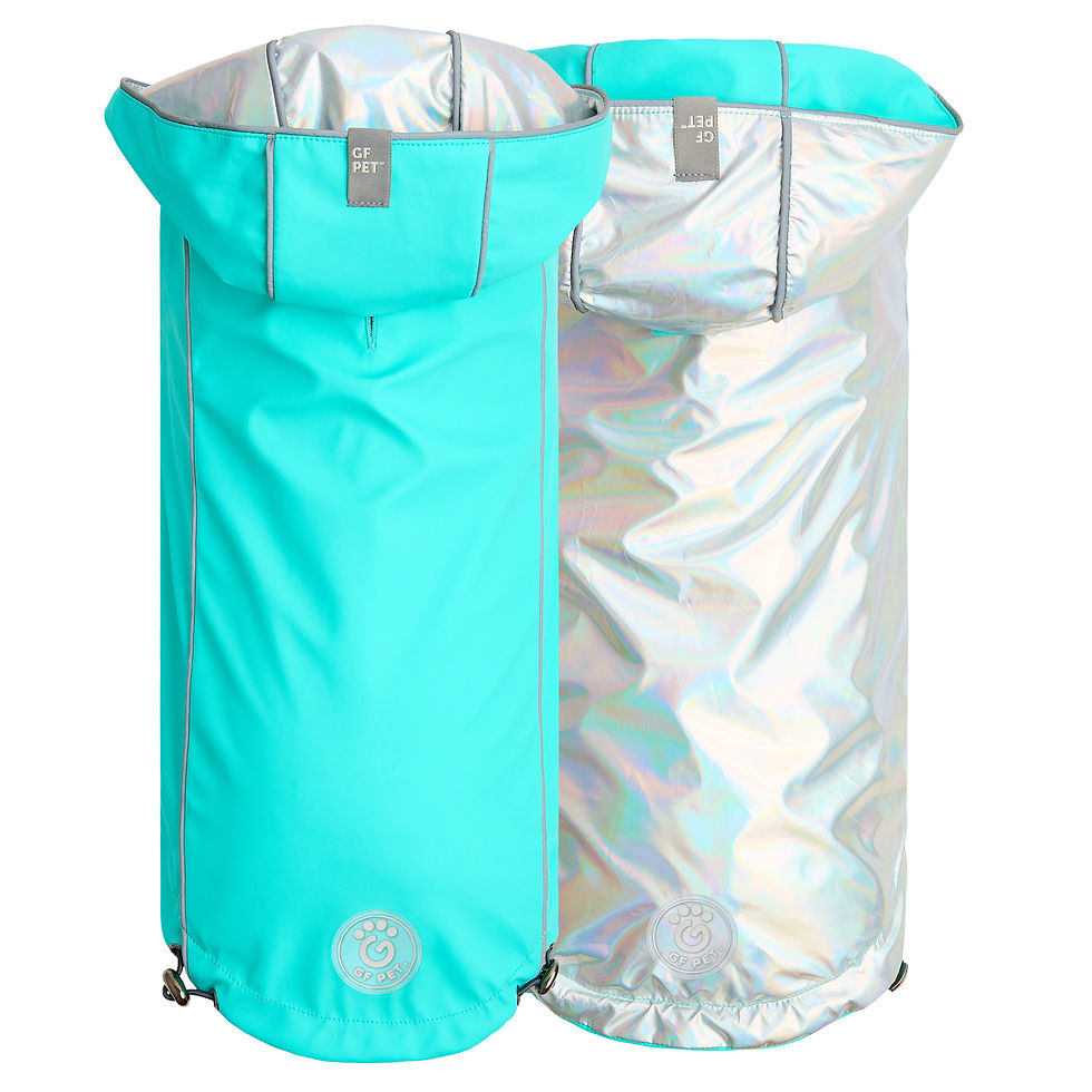 Thumbnail: Sparkle Iridescent Reversible Raincoat