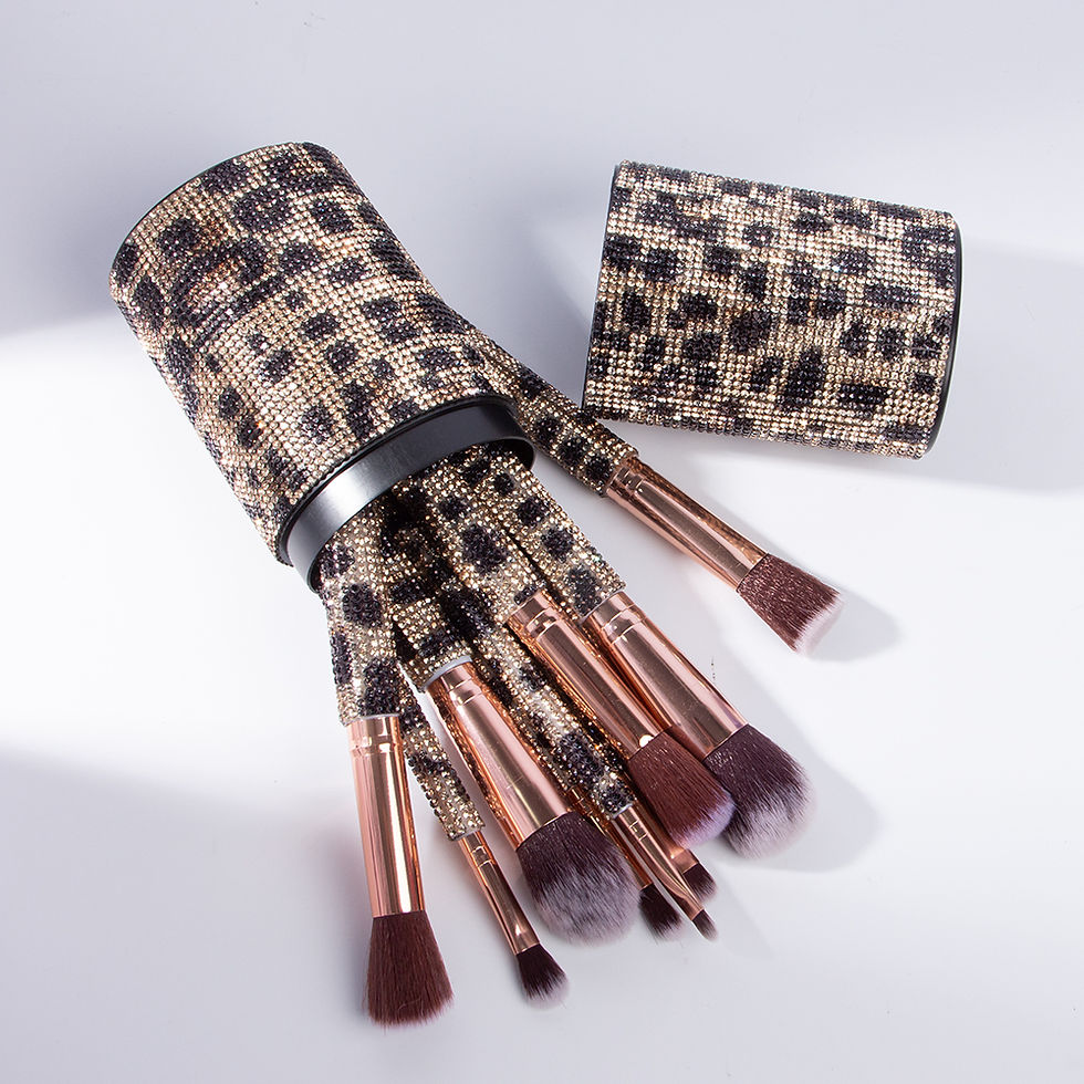 Thumbnail: 10pcs  Sparkle Makeup Brush Set