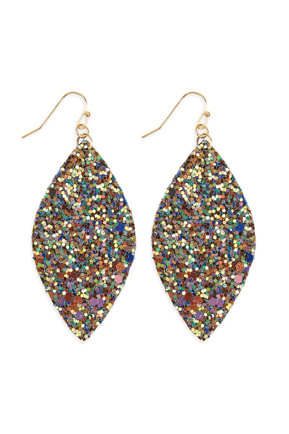 Thumbnail: Sequin Marquise Drop Earrings