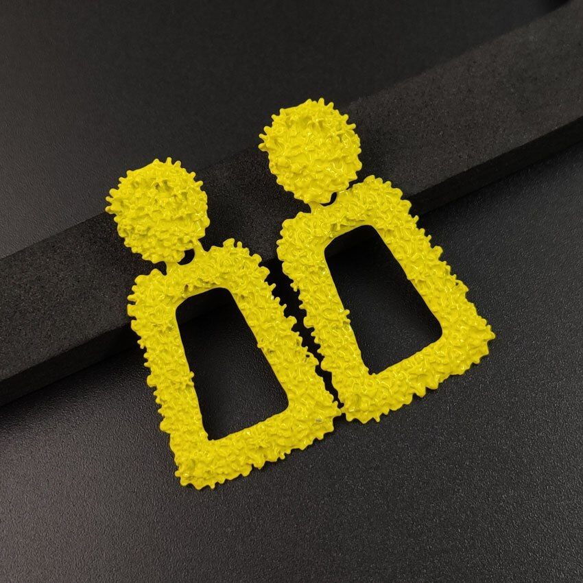 Thumbnail: Vintage Geometric Earrings