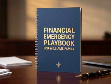 I'm the only one who understands my family's finances. What happens if I'm not there?