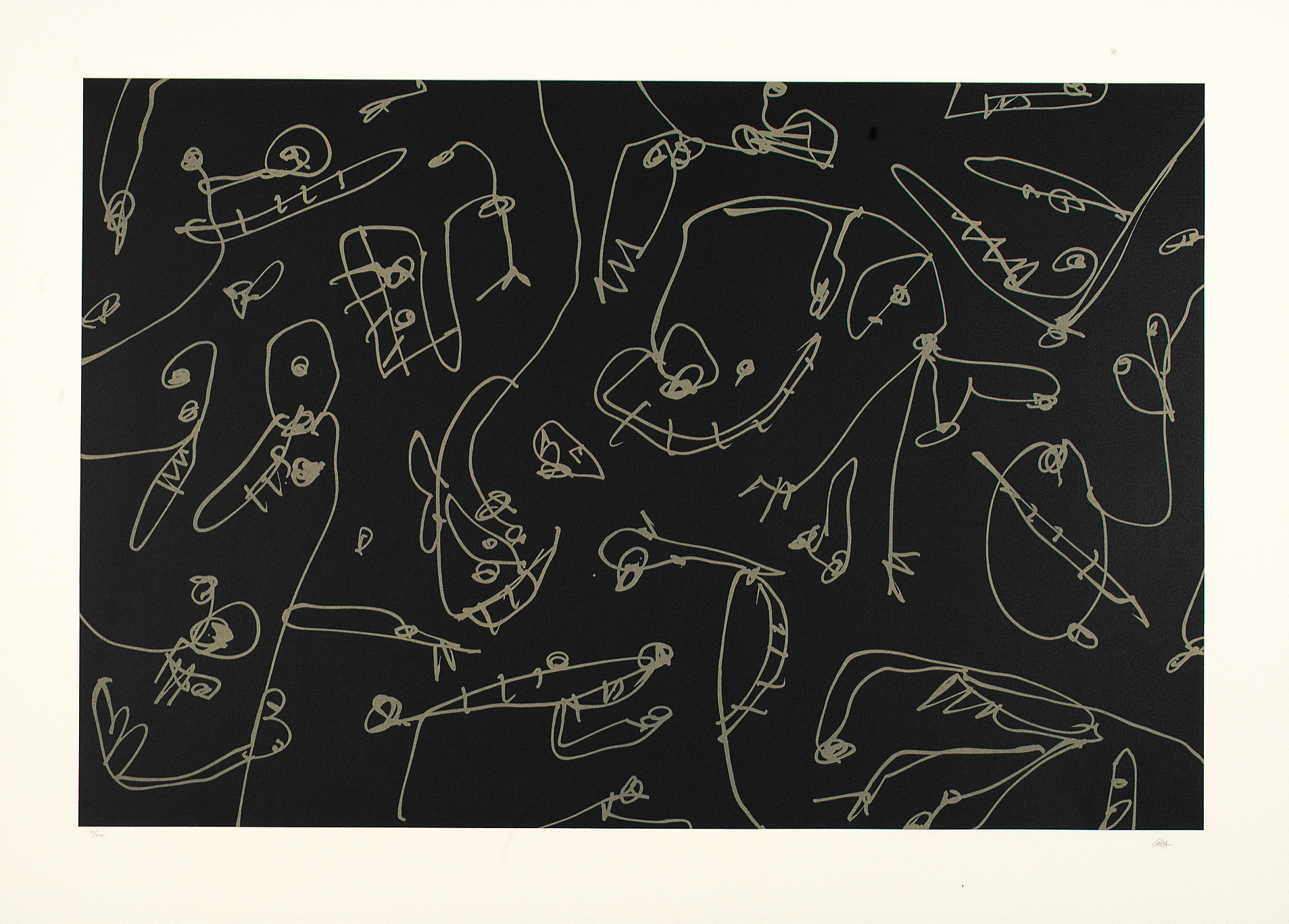 Serie abierta, plate V 1989