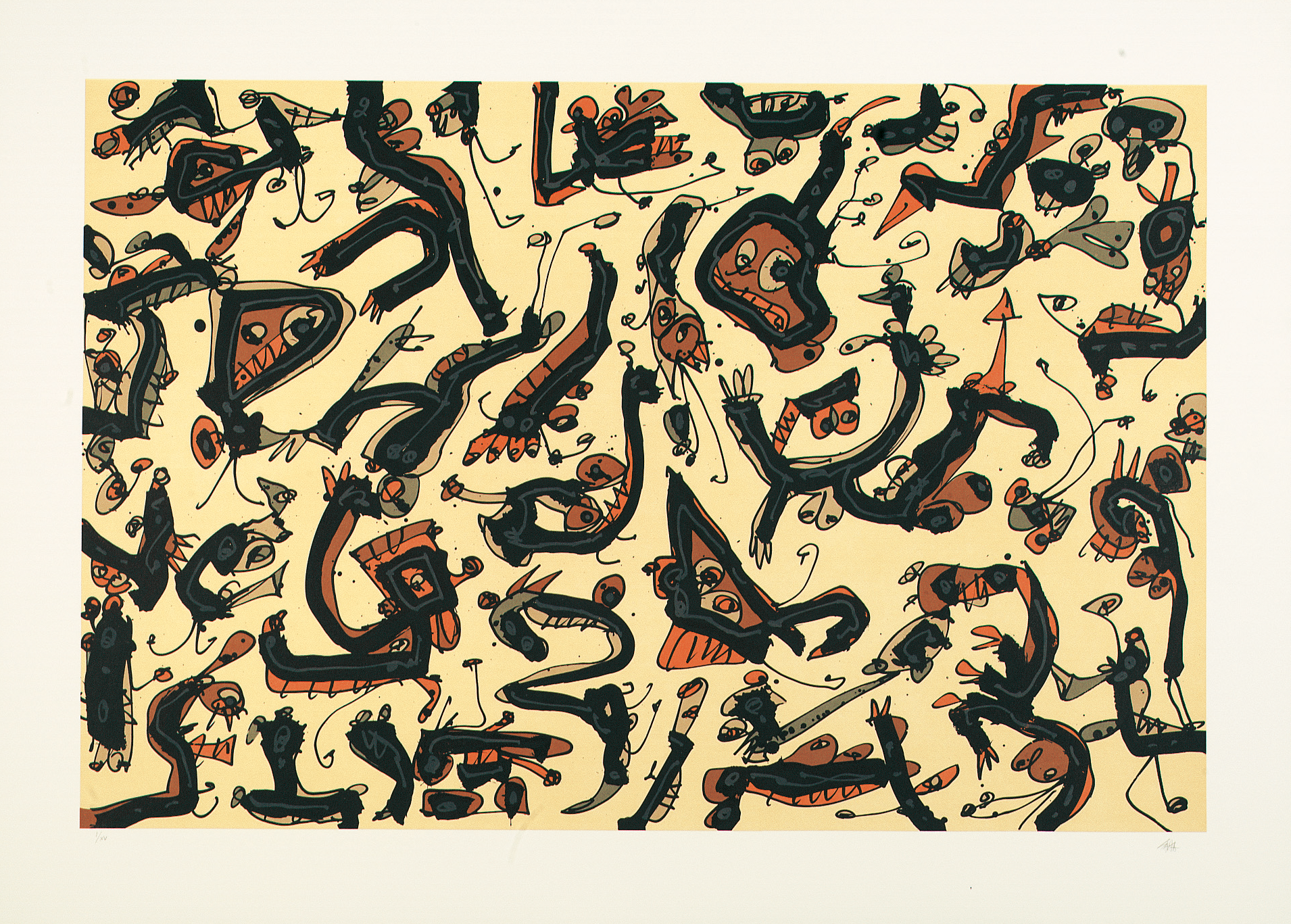 Serie abierta, plate I 1989