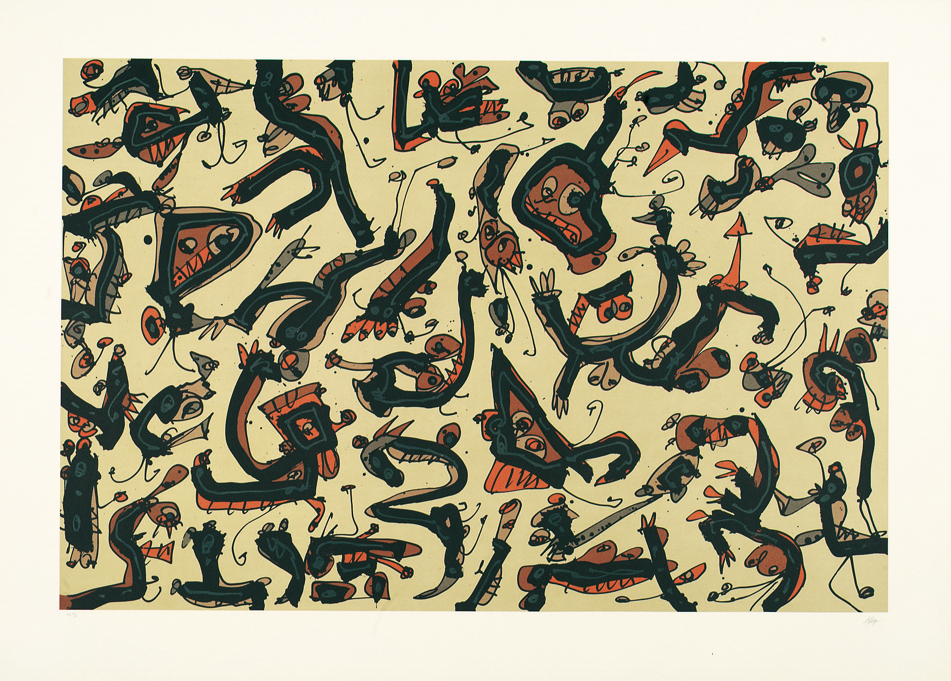 Serie abierta, plate I 1989