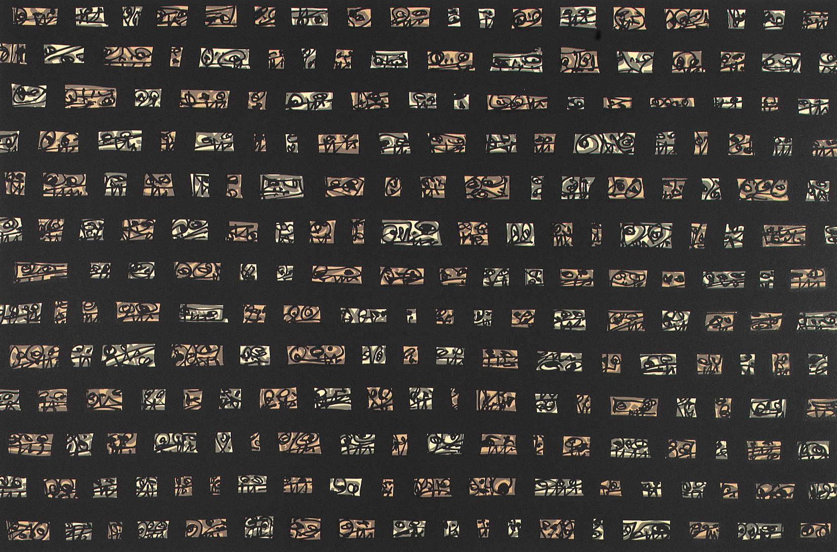 Serie abierta, plate IX 1989