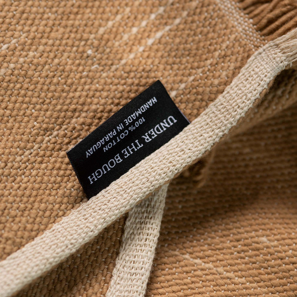 Thumbnail: LISO SAND — HANDWOVEN COTTON THROW