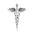 Caduceus as a symbol of medicine.png