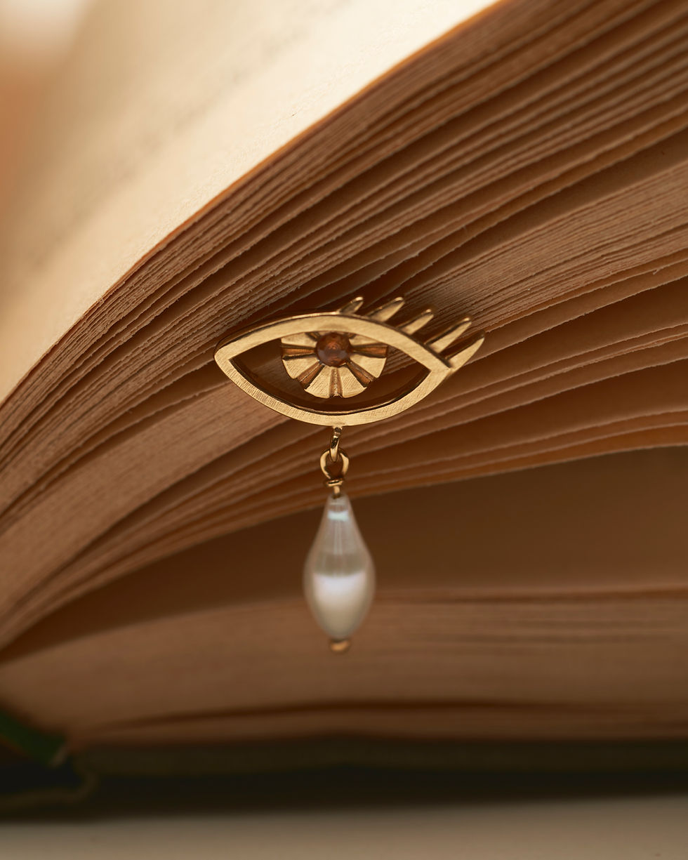 Thumbnail: Oriel Eye Earring - Gold-Plated