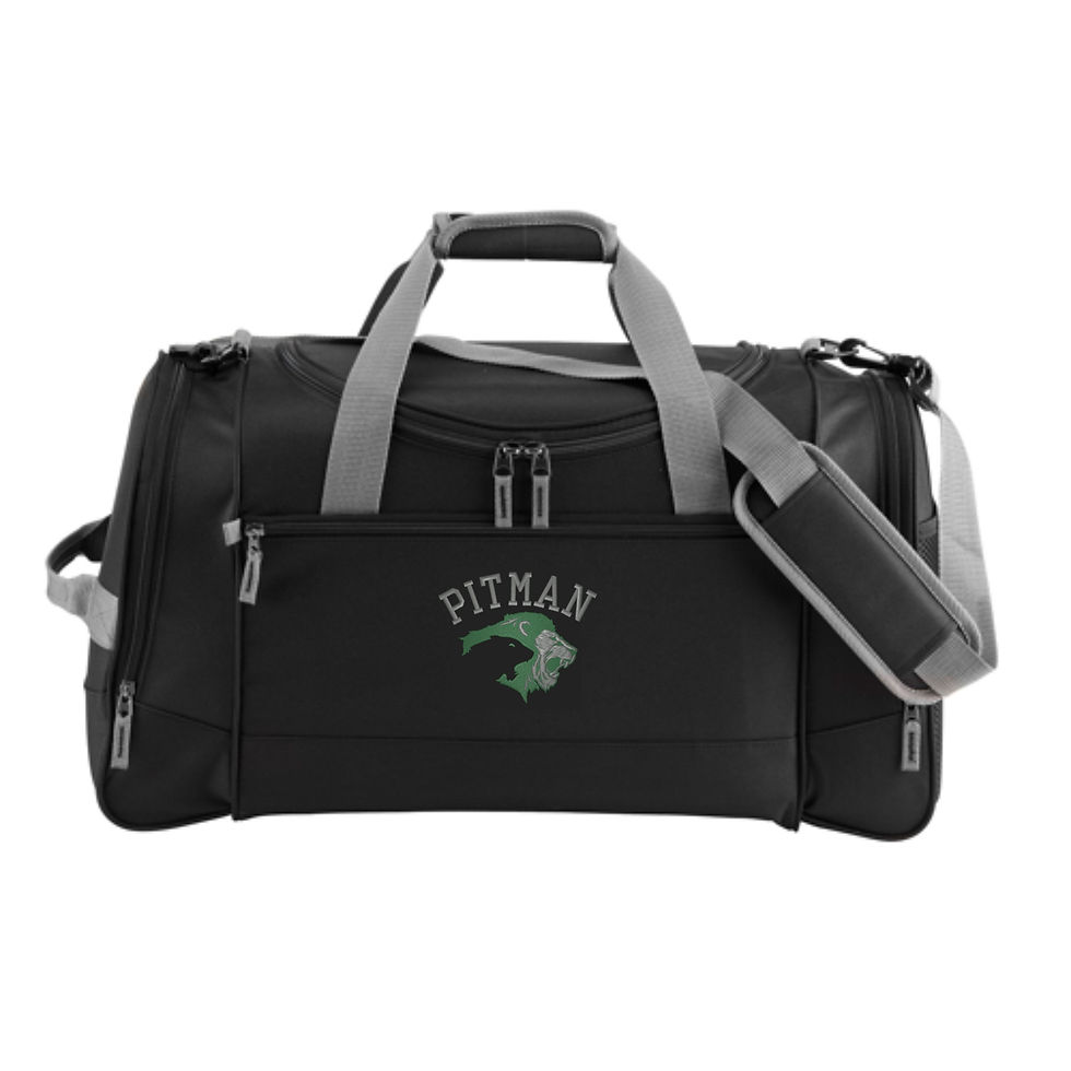 PP434 Pitman Travel duffel with 2 lions logo