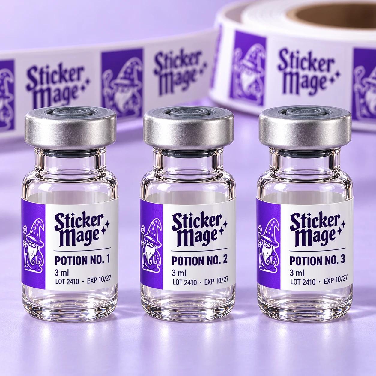 Custom Vial Labels