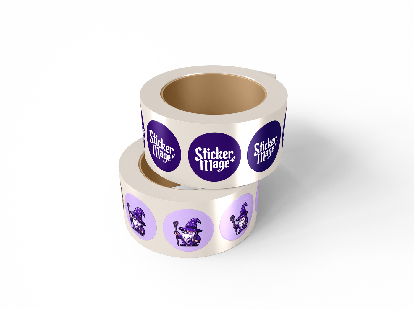 Custom Circle Roll Labels, photo 1 of 9