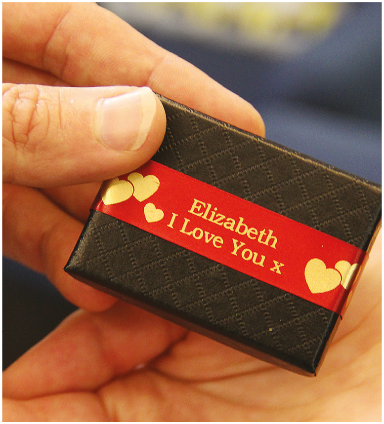 Thumbnail: Personalised 15mm Fabric Ribbon