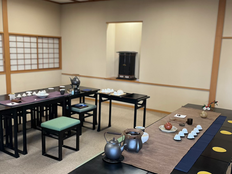 認定教室「冬のお茶会」を開催しました。