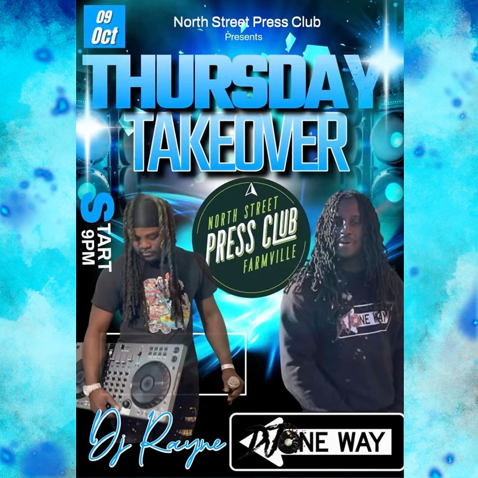 Thursday with DJ Rayne 