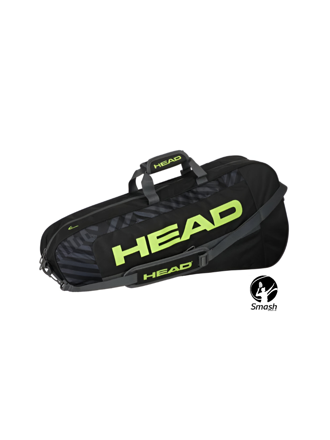 RAQUETERO HEAD BASE S NEGRO/AMARILLO