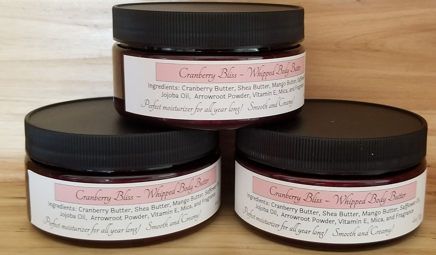 Cranberry  Bliss - 4 oz Whipped Body Butter