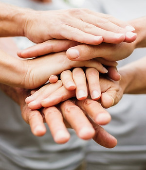 Teamwork Hands Stack