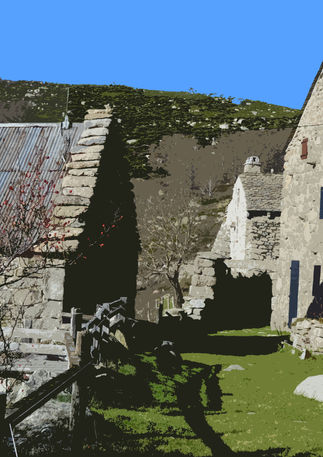 Randonnée en Cévennes, fermes