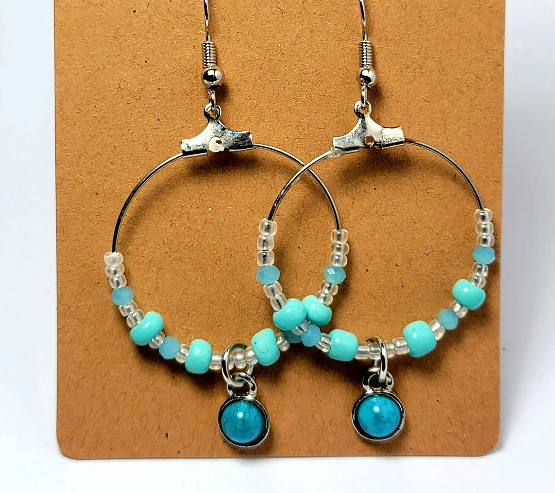 Small Stone Turquoise Earrings