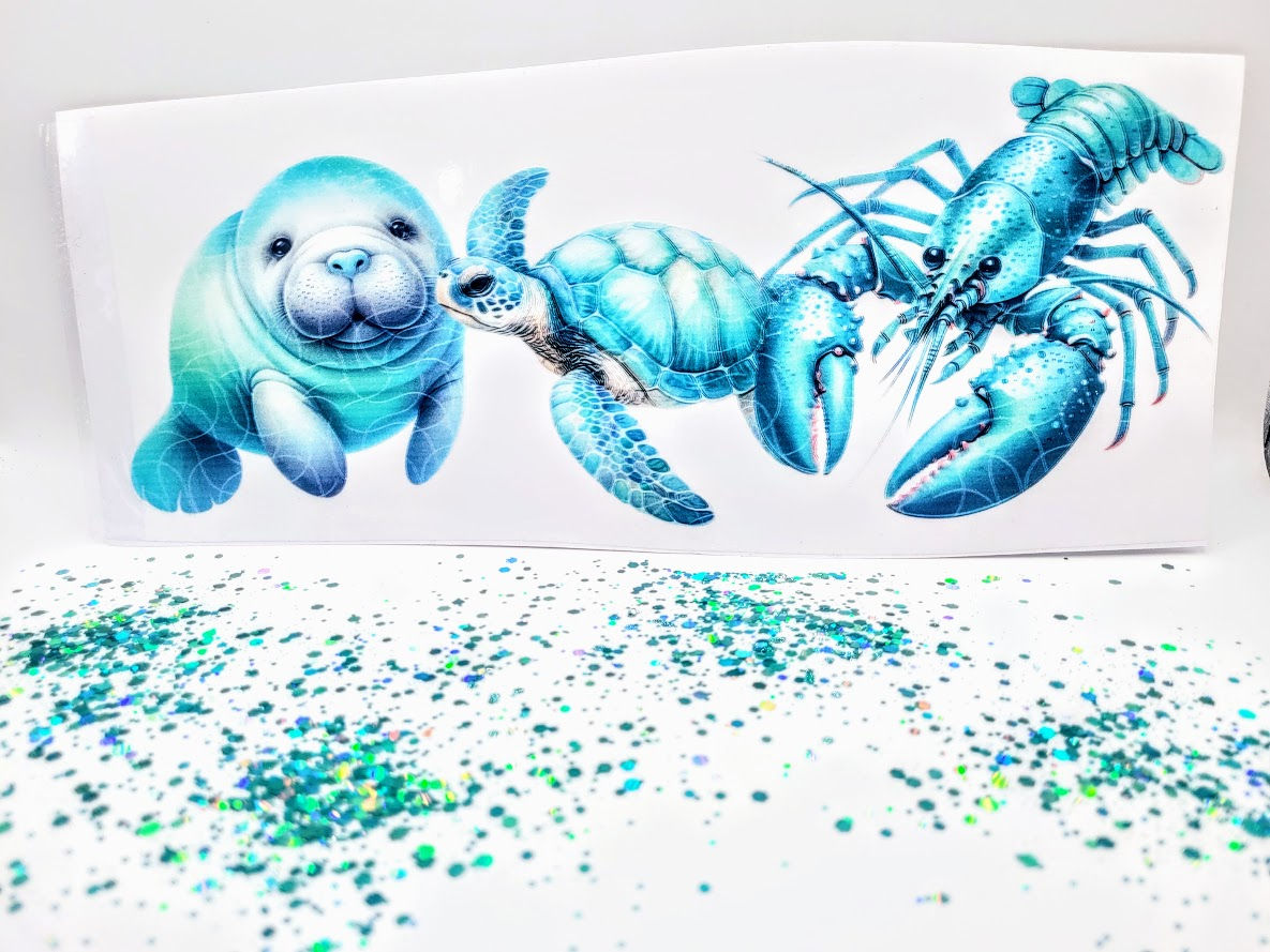 Sea Lion, Sea Turtle, Lobster