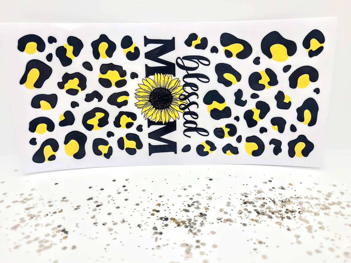 Bless Mom Leopard Print