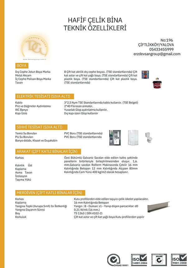 Çelik yapı işleri için detaylı teknik şartname dosyasını inceleyin. Devsan Group’un mühendislik kriterlerine uygun hazırlanmı