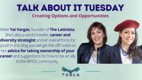 Talk About It Tuesday: Career Options And Opportunities