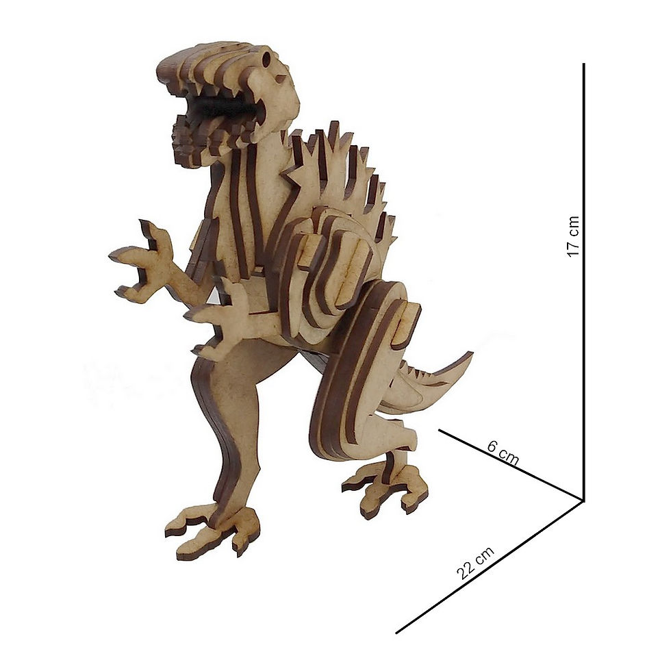 Miniatura: Quebra Cabeça 3D Godzilla Mdf