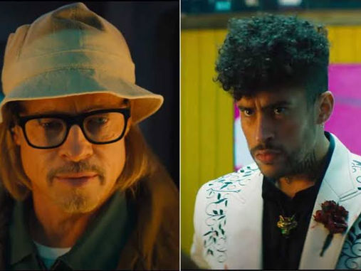 BAD BUNYY & BRAD PITT PELEARAN EN UN TREN BALA