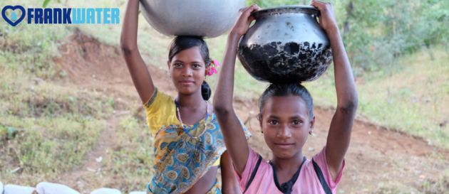 Girls carrying water image