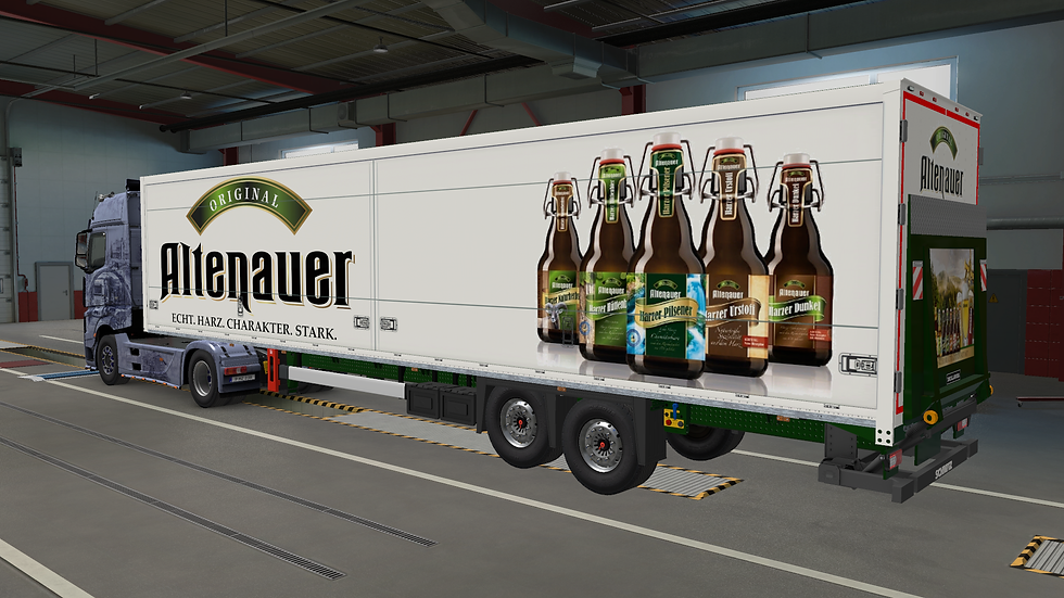 Altenauer Brauerei Schwenkwand Aufbau Trailer Schmitz S.KO EXPRESS Skin ETS2 Euro Truck Simulator 2