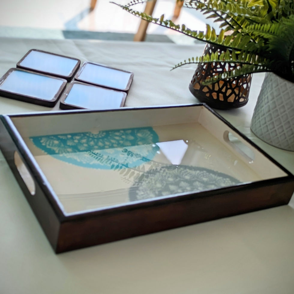 Thumbnail: Tray & Coaster Set
