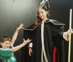 Jafar and Iago from Aladdin Jr.!